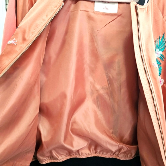 NWT MOSSIMO SILKY EMBROIDERED JACKET 100S ci5i - Picture 3 of 7